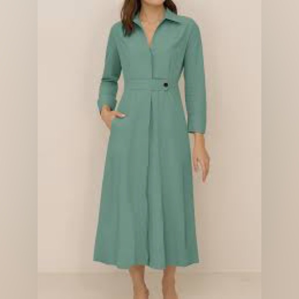 X&Y, Beautiful Lightweight, Soft Teal Green, POCKETS,Excellent Condition,Size XL - Picture 4 of 8